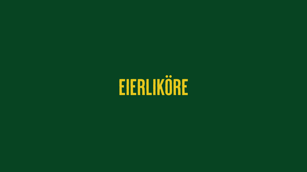 Eierliköre